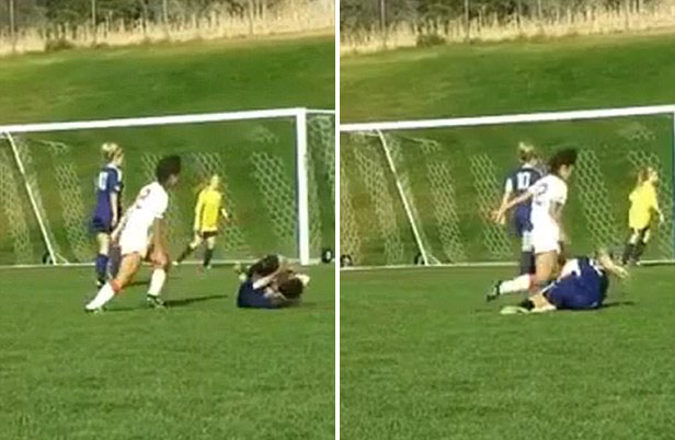 Siswi SMA Amerika Hantam Lutut ke Wajah Lawan